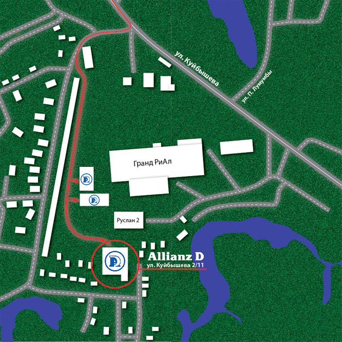 Схема проезда